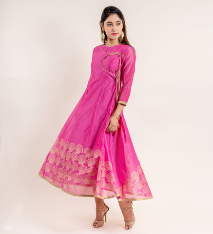 Angrakha style Kurtis