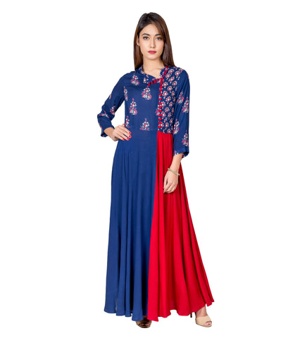 indo western dress for female for engagement