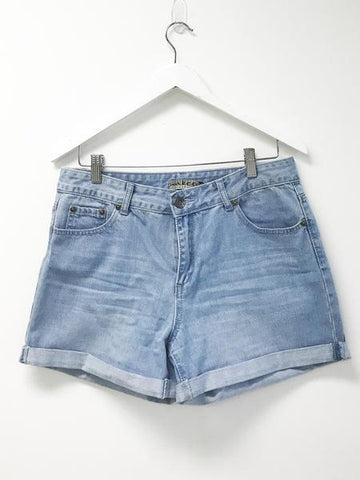 Denim shorts