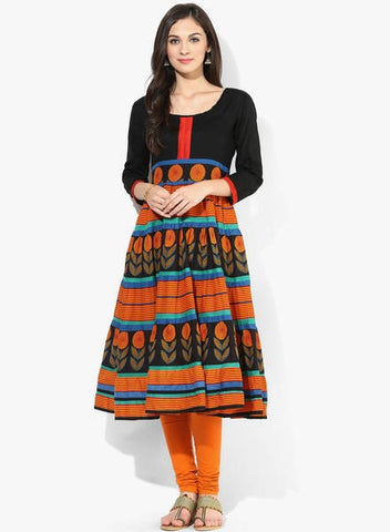 Hand Block Printed Anarkali Kurtis and Suits