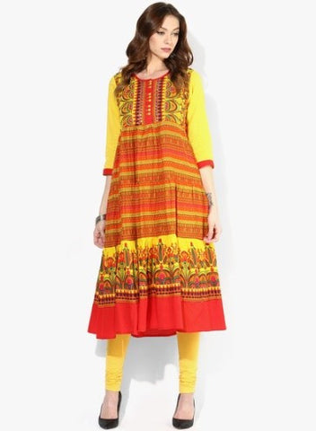 Tier Style Printed Kurtis