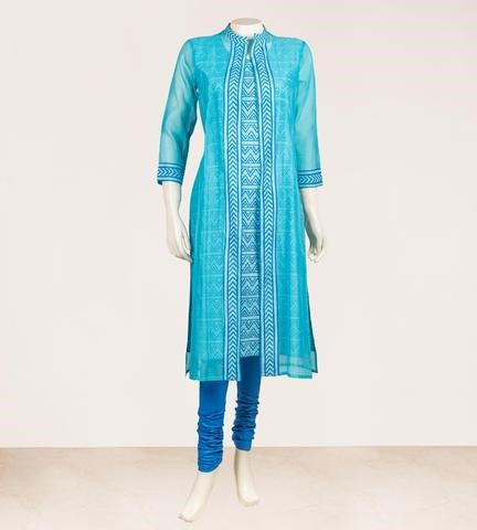 block print kurta large