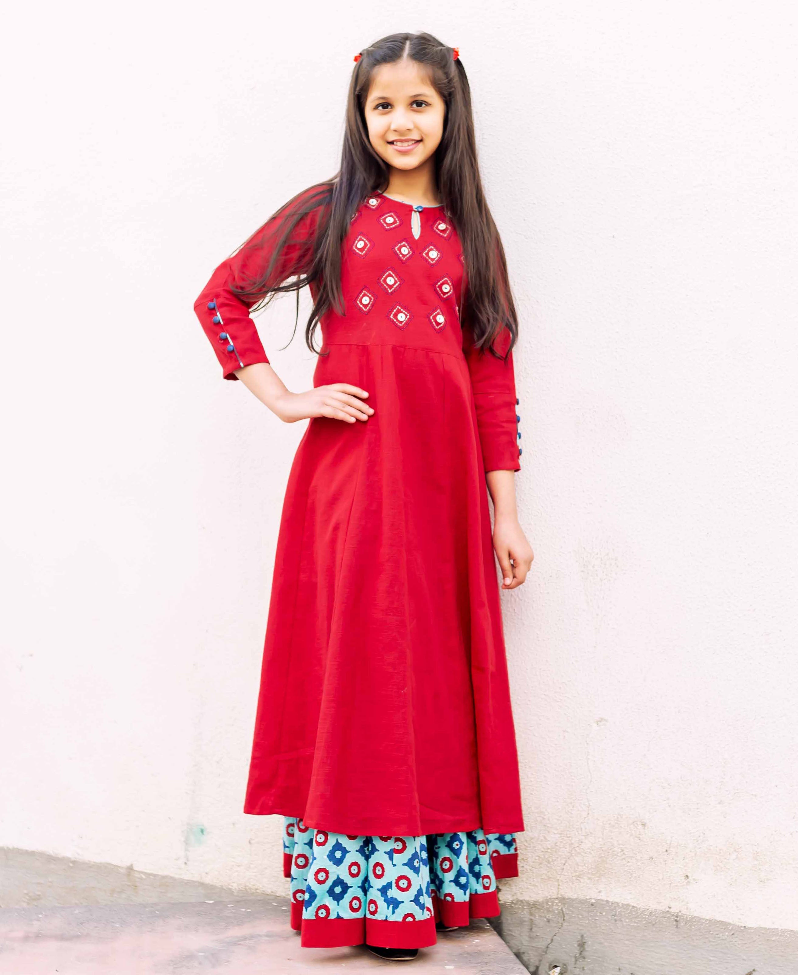 kurta baby girl