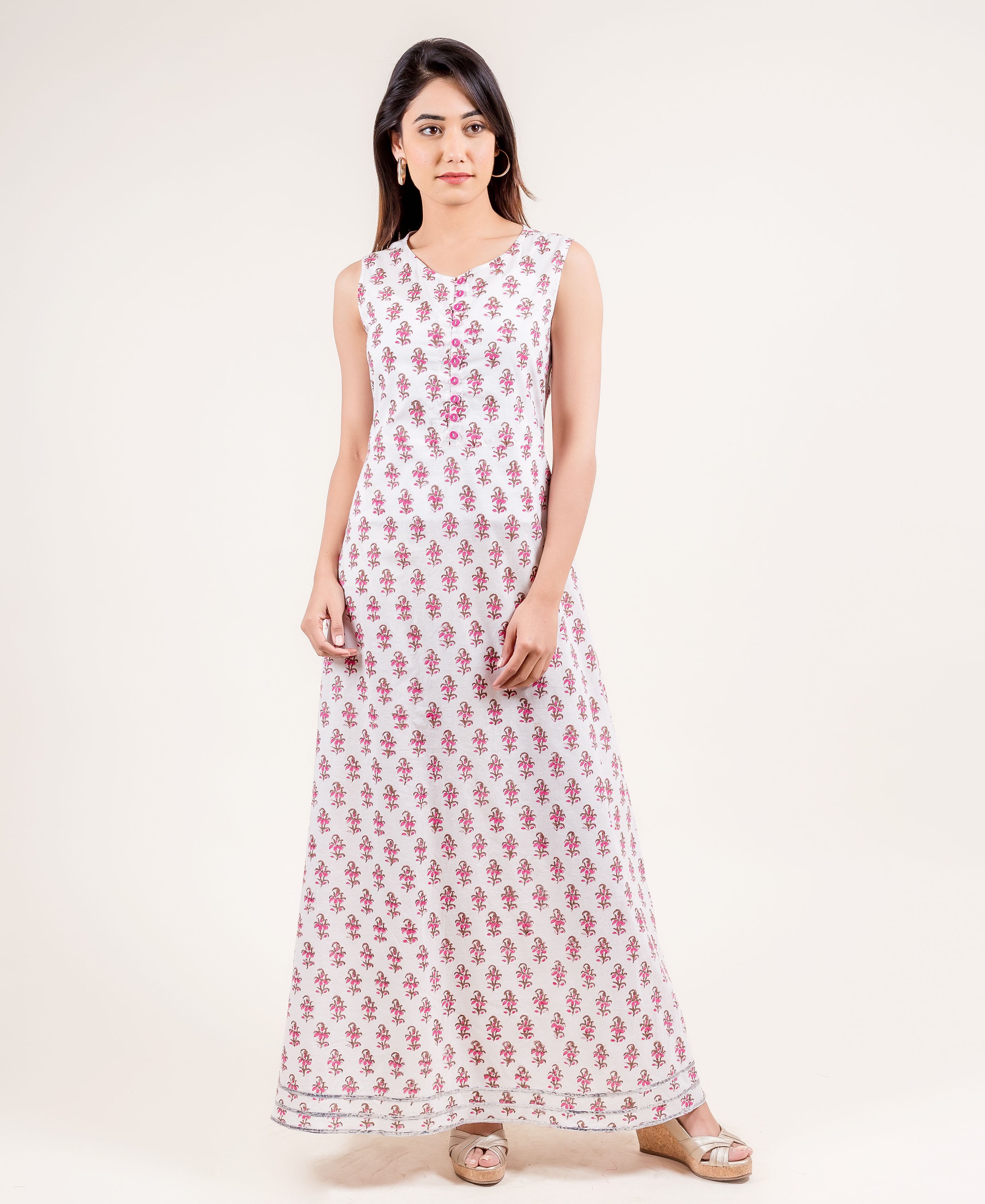 women's cotton long dresses