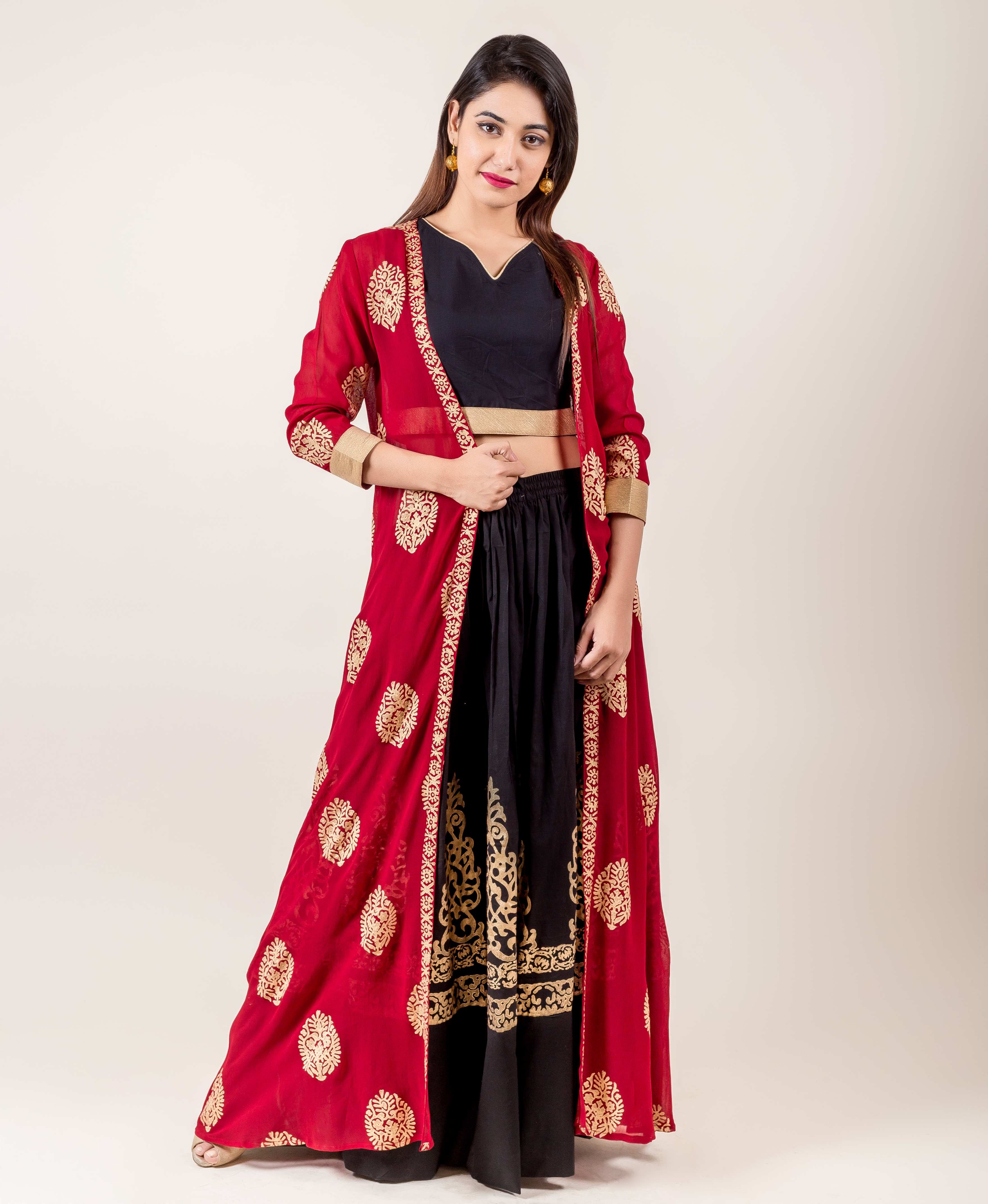 indo western dresses for engagement online