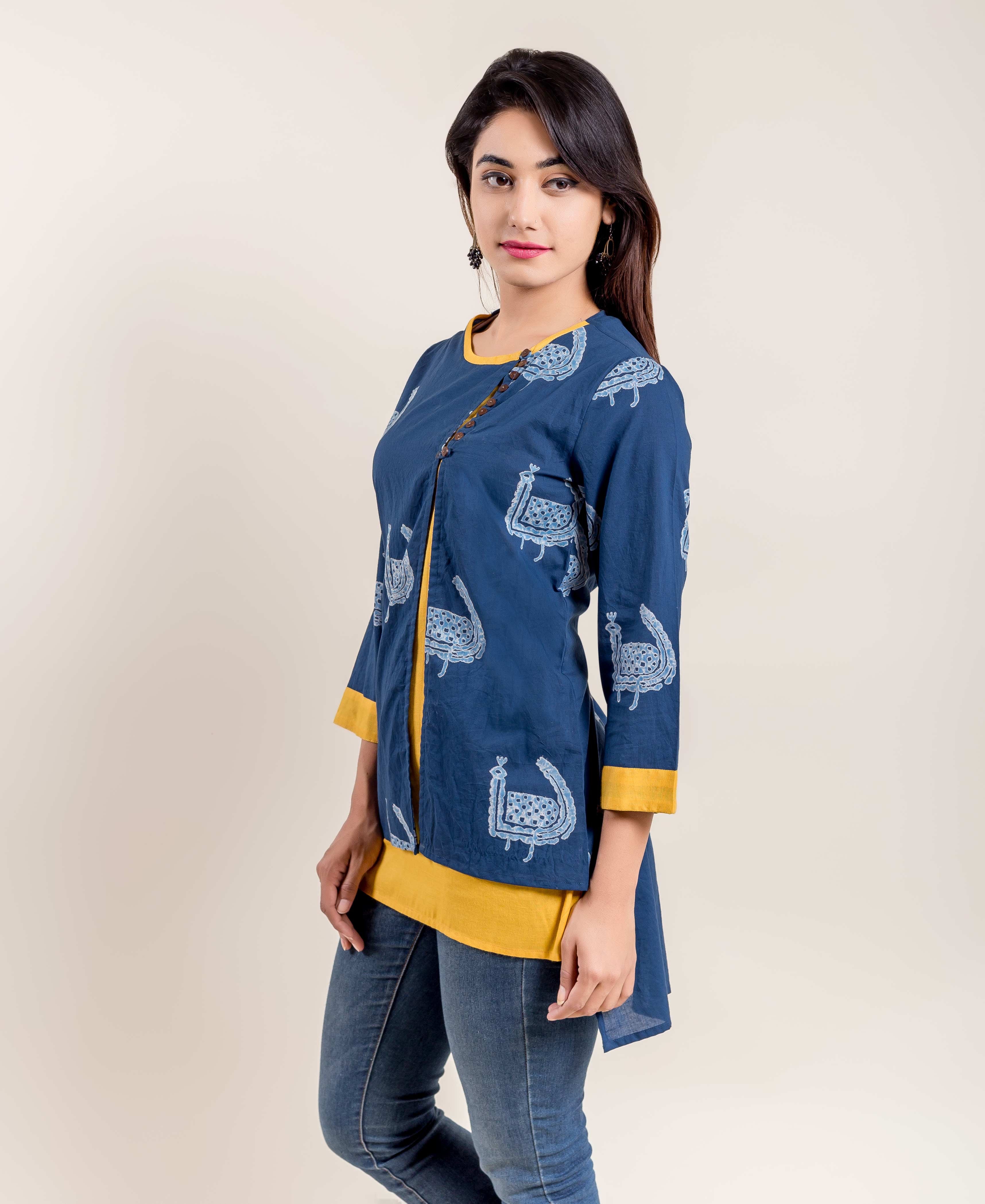 Short Kurti for jeans – Aangan of Kutch