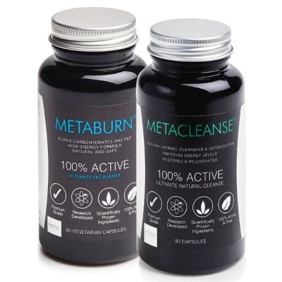 Metaburn Fat Burner & Metacleanse Detox 