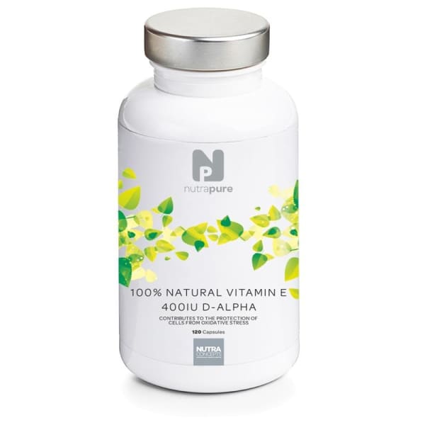 Nutrapure Vitamin E 400iu (Natural D-Alpha) 120 Capsules