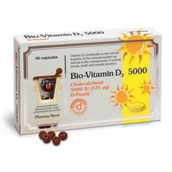  Pharma Nord Bio-Vitamin D3 125mcg 5000IU 40 capsule 