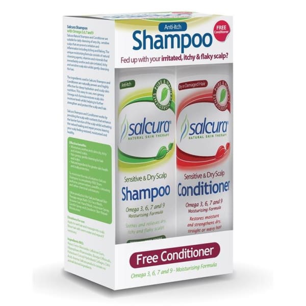  Salcura Shampoo (FREE CONDITIONER) 200 x 200ml 