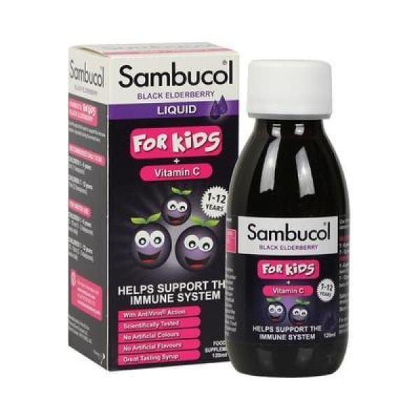  Sambucol Black Elderberry For Kids Plus Vitamin C 