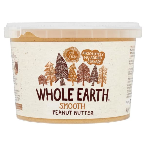  Whole Earth Smooth Peanut Butter 1000g 