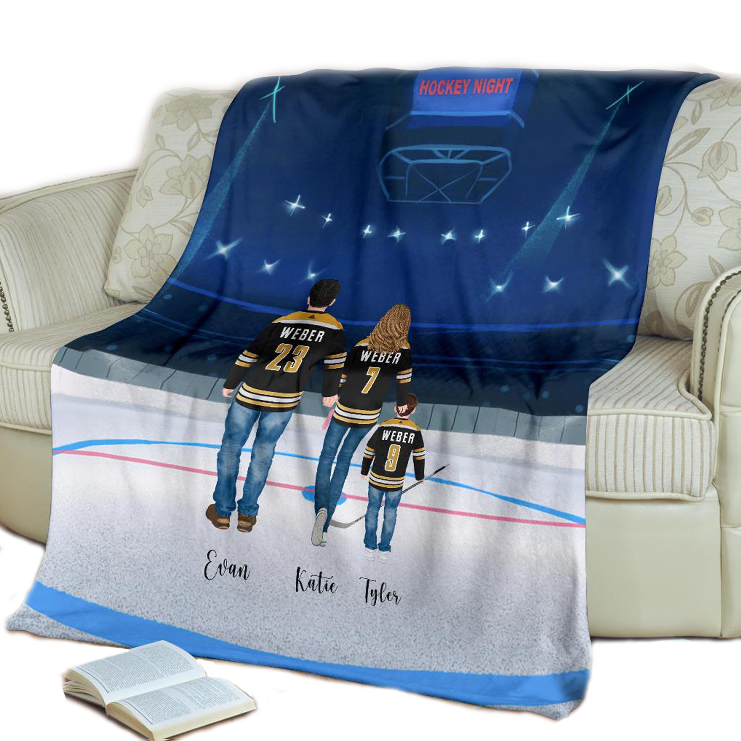 Custom Hockey Blanket