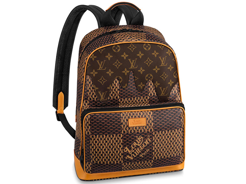 LOUIS VUITTON MONOGRAM CANVAS AND GIANT DAMIER CANVAS CAMPUS BACKPACK N40380