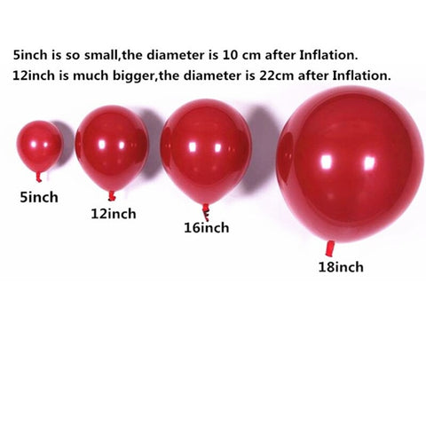 Balloons of different Sizes