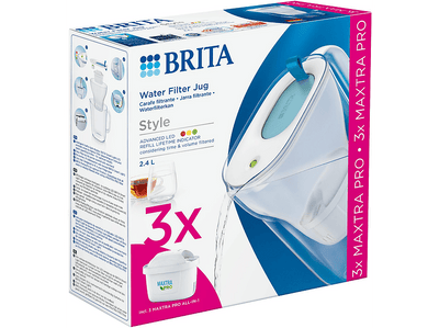 BRITA Carafe filtrante Marella Cool Blue + 2 cartouches MAXTRA Pro (10 –  MediaMarkt Luxembourg