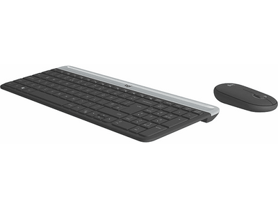 LOGITECH Clavier sans fil + Souris sans fil MK270 AZERTY BE Noir  (920-004524)