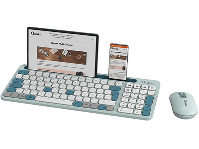 QWARE Clavier sans fil Swindon AZERTY (PCK-118BL) – MediaMarkt Luxembourg