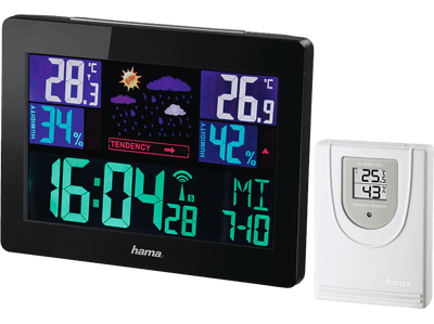 HAMA Station météo d'intérieur TH100 (186358) – MediaMarkt Luxembourg