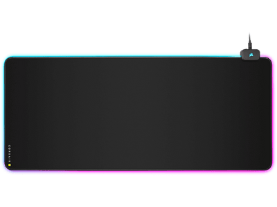 Tapis Souris Jeu Hérisson Tapis Souris RGB avec 7 Couleurs LED 14 Modes  d'éclairage et Surface en Tissu imperméable e pour Clavier d'ordinateur