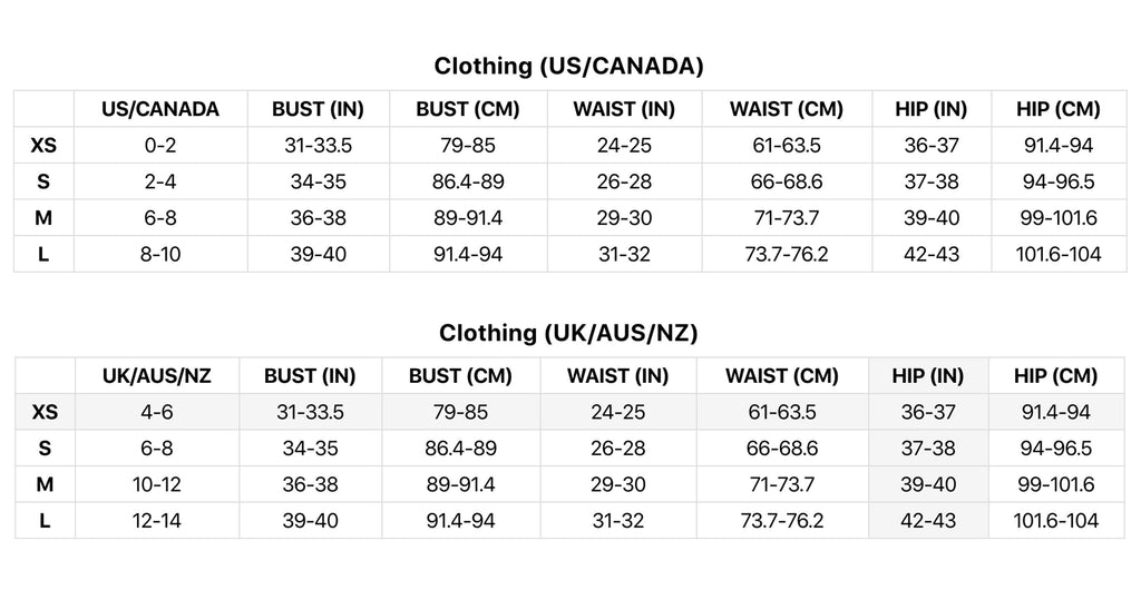 Size Guide