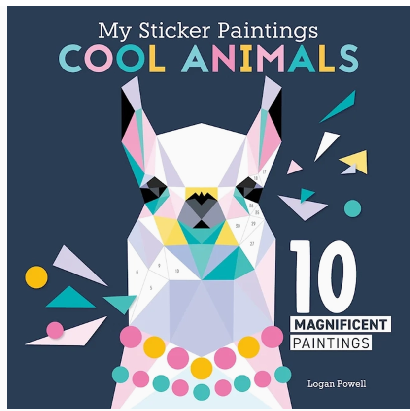 Activity Book - My Sticker Paintings: Cool Animals