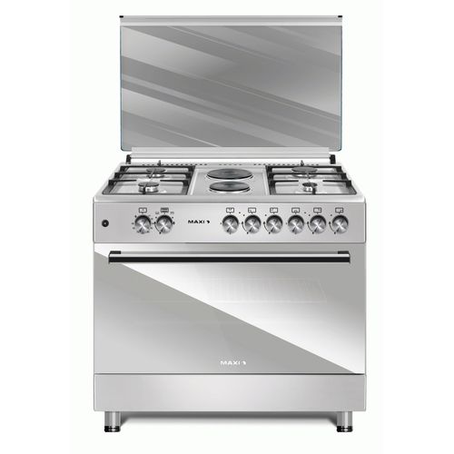 Maxi Style 60*90 (4+2) Inox 4 Gas + 2 Electrical Gas Cooker