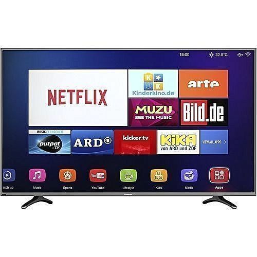 Hisense 75 Inches 4K, UHD TV, SILVER, SMART , WI FI, LAN, Bracket | A7500F