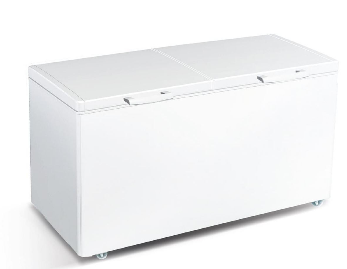 Skyrun 550 Liters Double Door Chest Freezer | BD-550W White