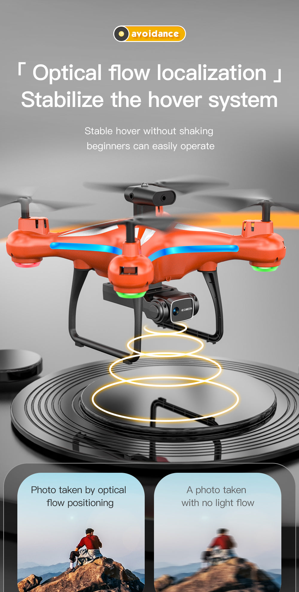 AE11 Optical Flow Light ESC Camera Drone