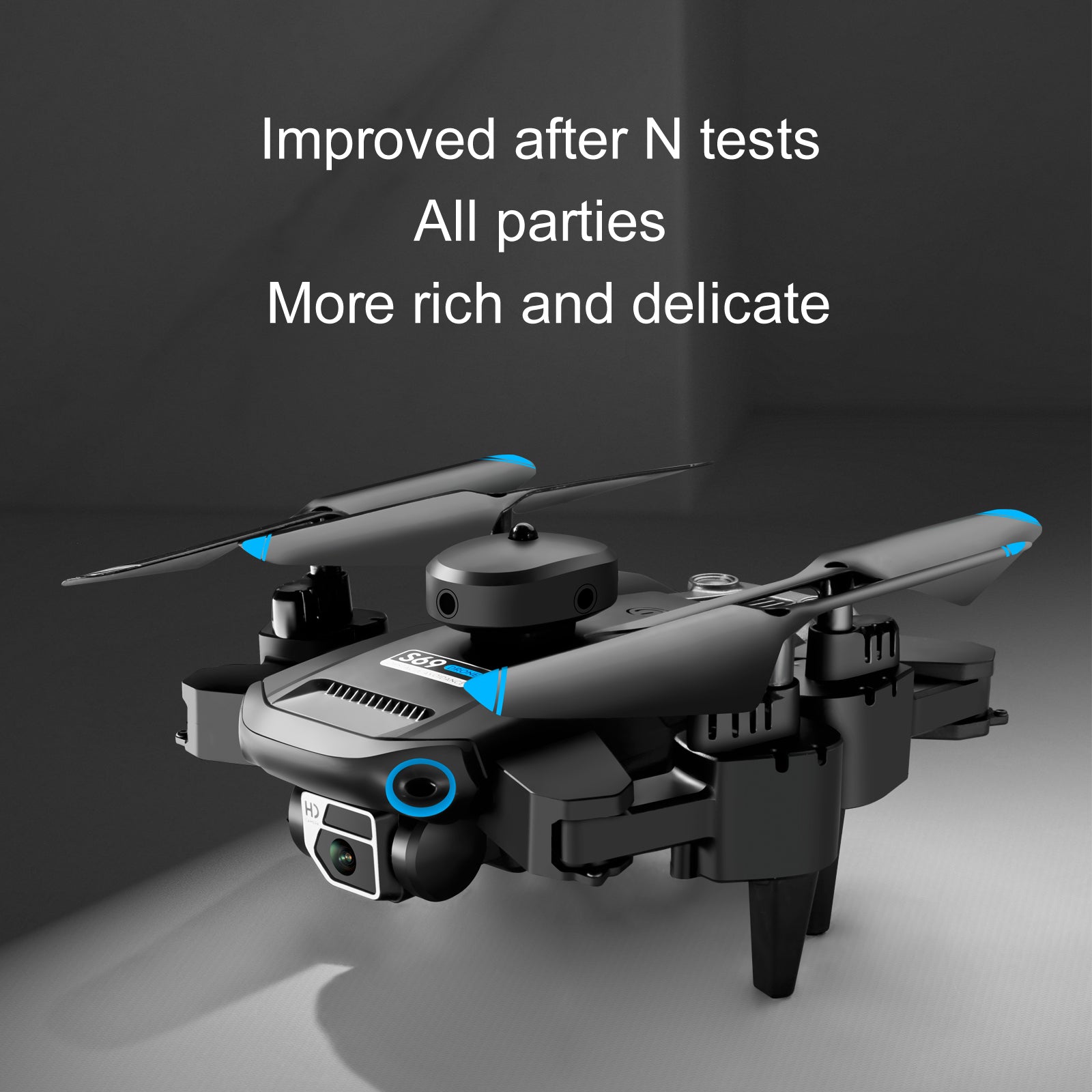 S69 Drone With 4K HD Camera Three Sided Obstacle Avoidance Pro Dron Rc Helicopter Foldable Quadcopter