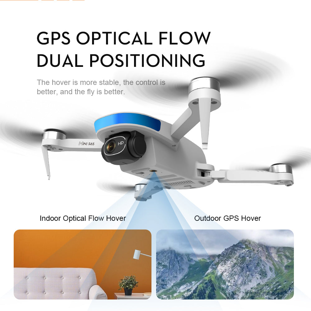 LSRC-S6S MINI GPS 5G WIFI FPV With 4K HD Camera 25mins Flight Time Brushless Foldable RC Drone Quadcopter RTF