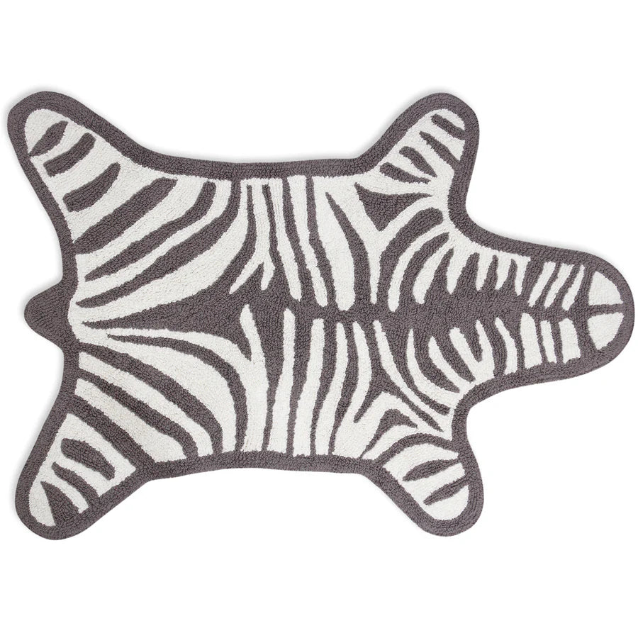 Grey Zebra Bathmat-Reversible
