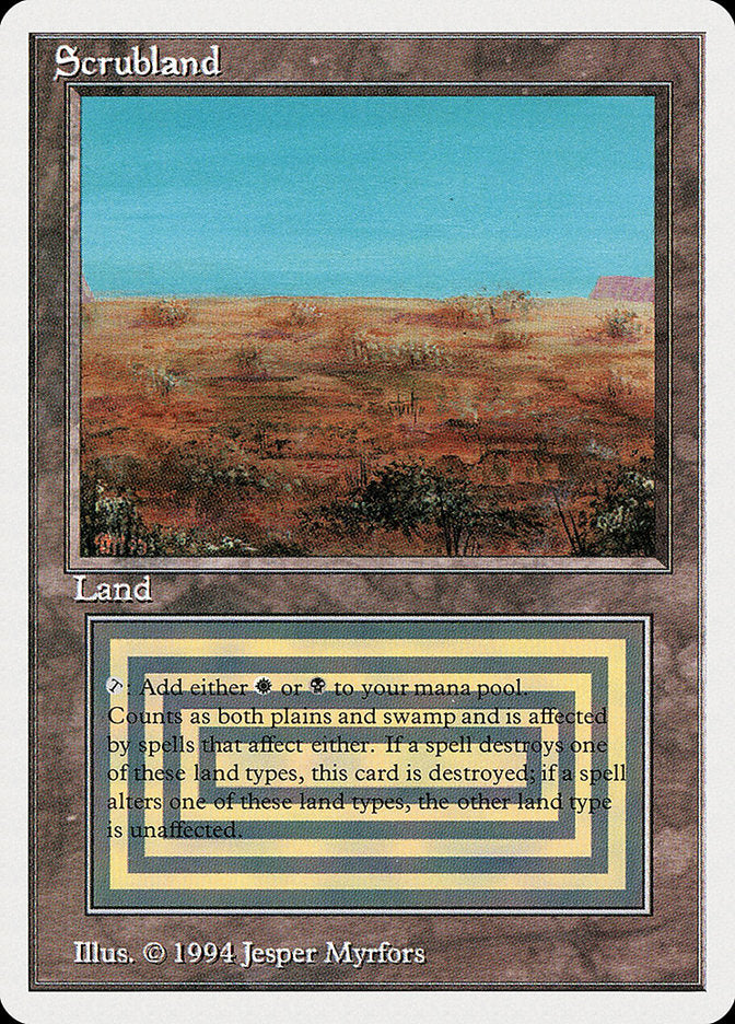 価格は安く マジック：ザ・ギャザリング mtg 30th Scrubland マジック ...