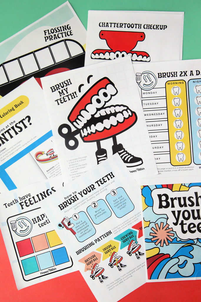 Happy Tooth Dental Health Printable Activity Pack