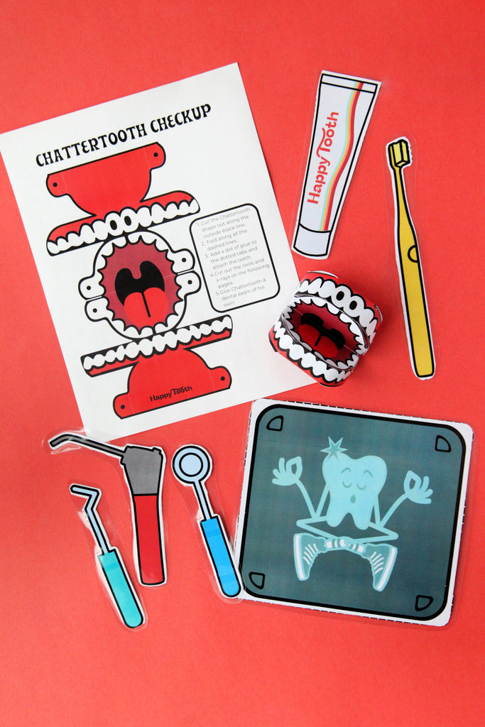 chattertooth checkup dental health activity