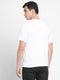 Men's White Casual Graphic T-shirt