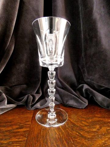 Vintage Brandy Crystal Glasses, France, Set 6