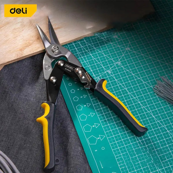 250mm 10inch Straight Cut Aviation Snips Metal Plastic Cutting Pliers