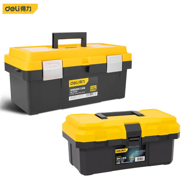 Portable Plastic Storage Box Multi Functional Double Compartment