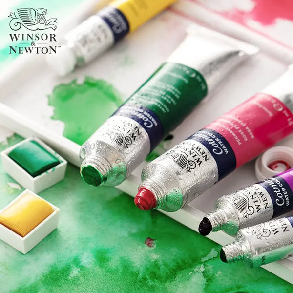 Portable Winsor Newton Watercolor Travel Set Profession 12-color