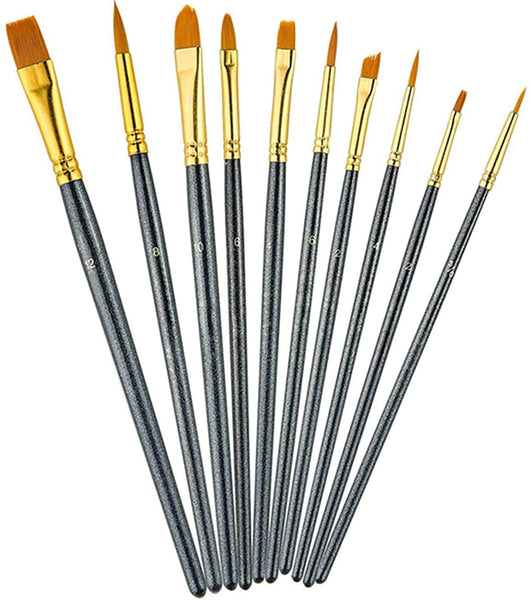 professional artist acrylic paint brush set