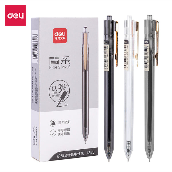 2 Pcs Deli Kakao Friends Gel Pens 0.38mm Cartoon Cute Pen Cool Pen Korean  Stationery Pens Kawaii School Supplies Kids Gift Prize - AliExpress