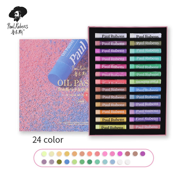 AOOKMIYA Paul Rubens Professional Soft Pastels, Handmade 72 Vibrant Co