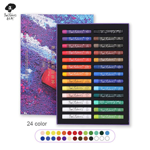 AOOKMIYA Paul Rubens BOX Oil Pastel 12/18/24/36/48 Vibrant Colors Set