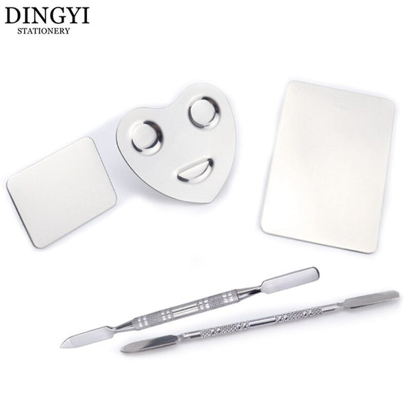 2Pcs Stainless Steel Palette Painting Knife Spatula Scraper Blade