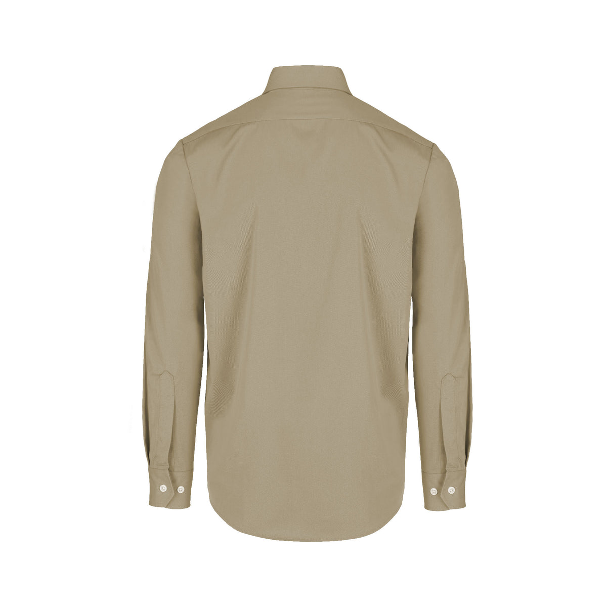 Men’s Long Sleeve Twill Shirt (Beige) – Yazbek USA Mint