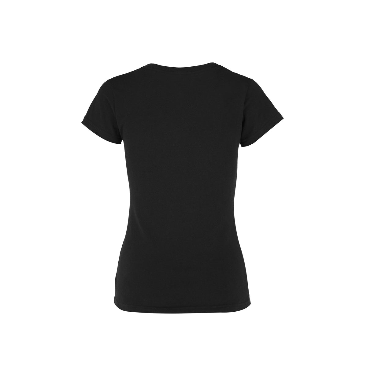 Women’s V-Neck Short Sleeve Silhouette T-Shirt (Black) – Yazbek USA Mint
