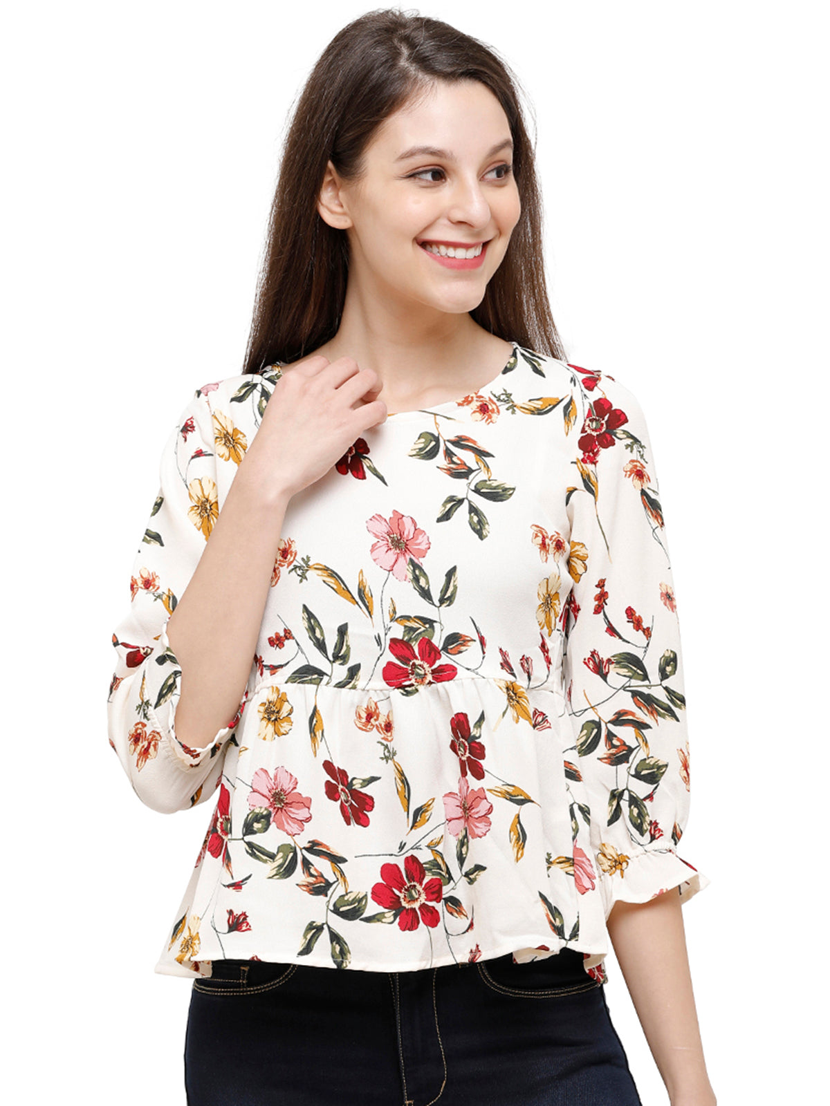 Women Western Printed Top – Identiti