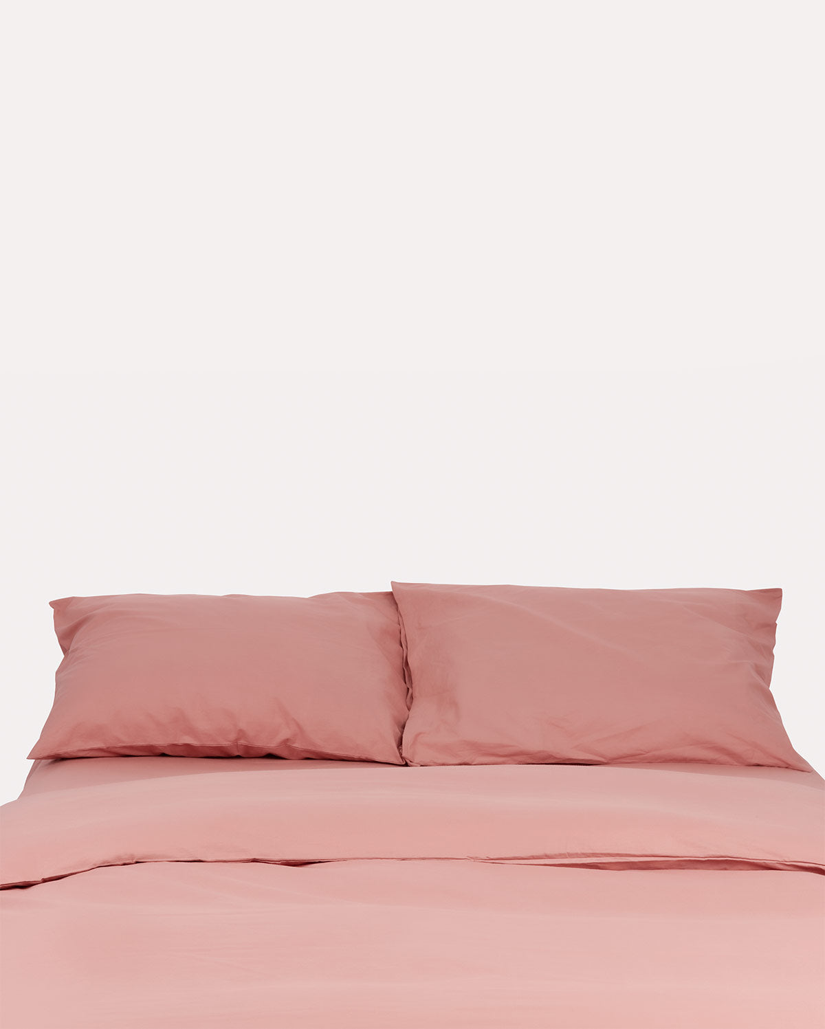 Classic Percale - Duvet Cover Set - Peach - Ocoza